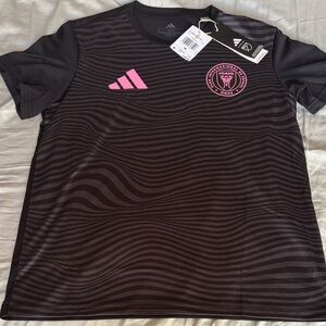 adidas Juniors Black Tee - Inter Miami